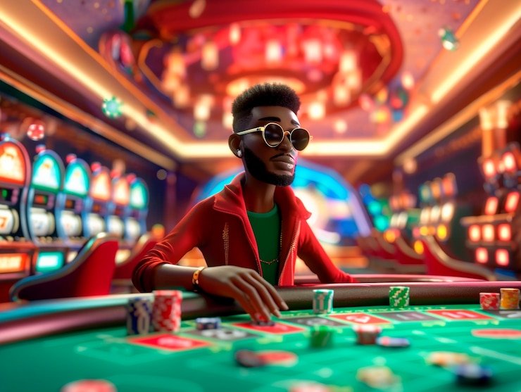 Pemain menikmati live casino dengan dealer profesional secara online di perangkat mobile